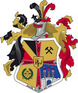 Wappen einer Burschenschaft als Vektorgrafik | coat of arms of a fraternity as a vector graphic | escudo de una fraternidad como gráfico de vectores